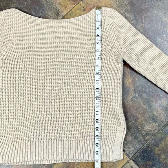Gap Wide Neck Waffle Sweater XS - Picture 4 of 10
